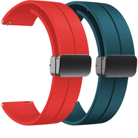 22mm Strap For Fossil GEN 6 5 5e 44mm/GEN 5 LTE 45mm Silicone Watch Band For Fossil Gen 5 Julianna Garrett Carlyle HR Bracelet