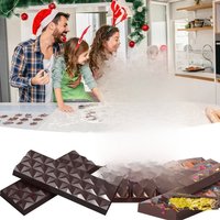 6 Cell Silicone Triangle Diamond Candy Mould DIY Chocolate Baking Mould Non-Stick Mini Cookie Candy Molds Household Baking Tools