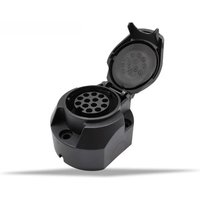 13 Pin Trailer Socket Euro 12V Plastic Durable 13-Pole Electrical Connector Light Adaptor Parts For RV Cars Vans Caravans