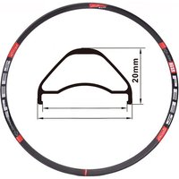 AliExpress New MTB rim Mountain bike 26/27.5/29 inchs Aluminum alloy rim double-layer disc brake 28/32 hole Tubeless rim Outer width 33.6mm