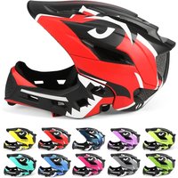 AliExpress LIXADA Lixada Kids Detachable Full Face Bike helmet Children's Sports Child Cycling mtb Motorcycle Skateboarding Roller Skating Helmet