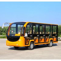 Brand New 11-Seat Airport Resort School Sightseeing Bus Electric Car Tourist Shuttle Bus, Sightseeing Bus With Air Conditioning