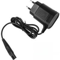 2-Prong Charger EU Plug Power Adapter Electric Shaver Charger for PHILIPS Shavers HQ8505/6070/6075/6090