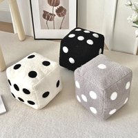 20cm ins creative simple home decoration pillow fun simulation dice plush toy sofa cushion floor mat