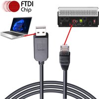 USB to RS485 RJ45 BMS Monitoring Serial Converter Cable for MUST Solar Inverter Configure Connecting