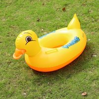 Yellow Duck Inflatable Seat,Ideal for Summer Play & Learning