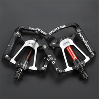 AliExpress West Biking WEST BIKING 3 Bearing Bicycle Pedal CNC Aluminum Alloy Anti Slip MTB Road Bike Pedal Widen Pedals Profession Bike Accessories