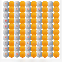 Huieson 3 Star Ping Pong Balls 50~100 PCS ABS 40+ New Material Table Tennis Balls Ping Pong Balls For Competition
