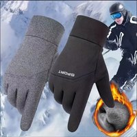 AliExpress Winter Waterproof Cycling Gloves Outdoor Sports Touch Screen Fleece Gloves Non-Slip Warm safety protection