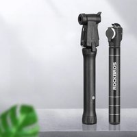 AliExpress ROCKBROS Mini Bicycle Pumps Portable MTB Bike Aluminum Alloy Cycling Bike Pump Fit Presta & Schrader Valve Bicycle Accessories
