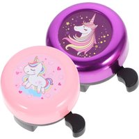 AliExpress NONE 2pc Clear Bike Bell Handlebar Bell Kids Bike Cartoon Bell Loud Warning Alarm Sound Kid Bike Ring Cycling Accessories
