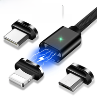 Essager Magnetic USB Cable For iPhone 11 Pro Max Xiaomi Redmi Magnet Type C Micro USB Cable Fast Charger Mobile Phone Cord