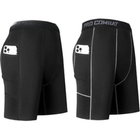 AliExpress NONE High Performance Men's Compression Shorts With Pocket - Quick Dry Breathable Stretchy Base Layer For Cycling Sports Gym