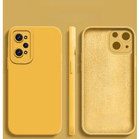 New Lens Protection Liquid Silicone Phone Case for OPPO Realme GT Neo 2 3 5 GT2 Pro GT3 Built-in Fluff Shockproof Soft Cover
