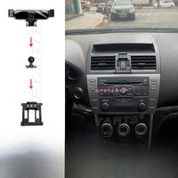 For Mazda 6 2009-2015 Adjustable Car Phone Holder Mobile Mount Gravity GPS Rotatable Navigation Bracket Car Accessories