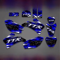 AliExpress NONE For Yamaha TTR110 TTR 110 All Years Motorcycle Fairing Graphics Background Decals Sticker Kit Customize Dirt Bike Decoration