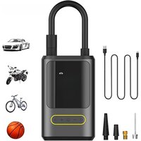 AliExpress HELLOLEIBOO LEIBOO Tire Inflator Portable Air Compressor 150PSI Air Pump for Car Tires Emergency LED Light for Car Motorcycle Bike Ball