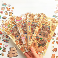 Kawaii stationery cute Capybara stickers School supplies Diary Decoration Scrapbooking journal sketchbook stickers aesthetic