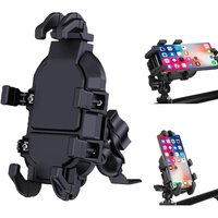 AliExpress NONE Shock Absorption Phone Holder for Motorcycle Bike Stable Anti-shake 360° Rotation Adjustment Moto Handlebar GPS Navigation Brack