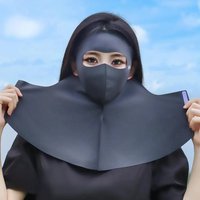 AliExpress NONE Summer Sun Protection Mask UPF50+ Full Face Anti-UV Neck Scarf Dustproof Neck Protection Sunshade Face Mask For Cycling Fishing