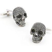 Vintage Cool Design Skull Cufflinks For Men Quality Brass Material Black Color Cuff Links Wholesale&retail