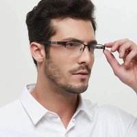 Reading Glasses Men Women High Quality Half-frame Diopter Glasses Business Male Presbyopic Eyeglasses +1.0 1.5 2.0 2.5 4