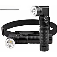 AliExpress cycle zone Bright Headlight LED Rechargeable Flashlight Adjustable Headlamp 2-in-1 Multifunctional Flashlight for Outdoor Fishing Camping
