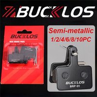 AliExpress BUCKLOS Road Mountain Bike Pads MTB Pads For Shimano B01S Semi-metallic Bike Brakes Pad Bicycle Disc Brake Pad 1/2/4/6/8/10PC