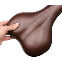 AliExpress riderace Thicken Bike Saddle Soft Shock Absorption Comfortable Bicycle Seat PU Leather Sponge Shockproof Mountain Road Cycling Cushion