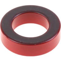 T200-2 T157-2 Iron Ferrite Toroid Cores For Inductors Iron Powder Core Red Ring Low Permeability Powder Core 75μo 10μo