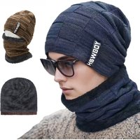 AliExpress GETINFIT 1Pcs Winter Warm Thickened Velvet Hat Outdoor Windproof Cycling Knitted Wool Hat Fashion Youth Hoodie Middle Age Men
