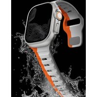 Silicone Strap For Apple Watch Ultra 3 2 1 49mm 11 10 9 8 7 46mm 45mm 41mm Bracelet Wristband iWatch 6 5 4 se3 44mm 40mm Correa