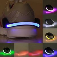 AliExpress MOONBIFFY LED Luminous Shoe Clip Outdoor Bicycle LED Luminous Night Running Shoe Safety Clips Cycling Sports Warning Light Safety