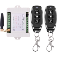 12V 24V 36V New Custom Wireless Remote Control Switch 2 CH 433Mhz Relay Motor Remote Control Garage Door Remote Opener