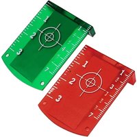 1Pc Laser Level Magnetic Target Red/Green Plastic Lase Level Reflective Magnetic Plate Laser Measuring Tool Analysis Instruments