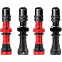 AliExpress NONE 1/2pcs New 40/60mm Tubeless Rims MTB Road Bike Schrader A/V Valves American Valve Tire Presta Valve Anodized Nipple