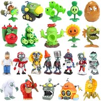 PLANTS VS. ZOMBIES Action Figures Toys for Boys Dave Gatling Peashooter Potato Mine Gargantuar Disco Zombie Yeti Christmas Gifts