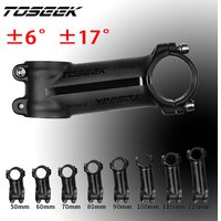 Toseek Leichte Fahrrad Power 6/17 Grad 31,8mm Aluminium Legierung Fahrrad Lenker Vorbau MTB Tisch Fahrrad Festen Tisch Radfahren teile