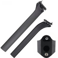 AliExpress ECIOSL Ultralight Carbon Seatpost Rod 340mm New F Bicycle Saddle Compatible 0 Degree 25 Degree Options for Bike Parts