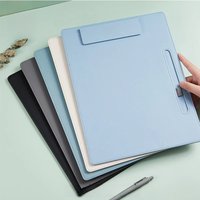 Business Office Custom Logo Clipboard A4 Paper File Pen Slot Engrave Name Teacher Doctor Wholesale Leather Luxury Writting Board