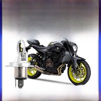 Fanless Moto Lamp H4 6000K Bright White CSP 3570 Motorcycle LED Bulbs Headlight Plug and Play For Yamaha MT07 MT03 MT09
