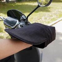 Motorcycle Handle Cover Winter Einterization Eaterproof Motorcycle Muffs Reflective Strip Handle Warm Gloves for Scooters Riding