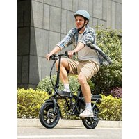AliExpress URLIFE Urlife F1L E-Bike 14 Inch Folding 500W 48V 7.5Ah Removable & Fast Charge 40 Miles Hydraulic Front Suspension Dual Disc Brakes