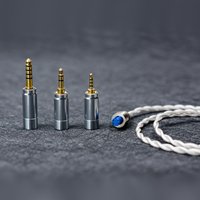 BGVP F3 HIFI Headphone Balance Upgrade Cable Single Crystal Copper Silver-Plated 3 In 1 Replaceable Plug 2.5/3.5/4.4mm With MMCX