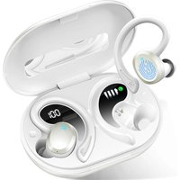 Wireless Earbuds, Bluetooth 5.3 On-Ear Headset, Noise Cancelling Mic, 48H Playtime Sports Headphones for Workout/Running.