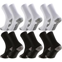 AliExpress NONE 6Pairs Men Women Grip Socks Football Basketball Baseball Rugby Soccer Cycling Running Hiking Tennis Skateboard Athletic Exercise
