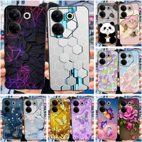 For Tecno Camon 20 Pro 5G Case Marble Cover For Tecno Camon 20 Bumper Soft Silicone Phone Cases For Camon20 Pro CK8n CK7n Fundas