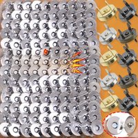 12-40pcs Invisible Magnetic Fastener No-stitch Bag Buttons Wallet Coat Handbags Magnetic Buckle Metal Luggage Parts Accessories