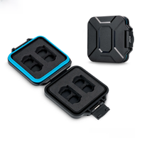 JJC Portable CFexpress Type A Card Case Holder Water-Resistant Micro SD Storage Organizer for 4 CFexpress Type A Card 8 Micro SD