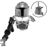 Din Djarin Boba Fett Mandalorian Building Blocks Grogu Baby Yoda Death Watch Paz Vizla Bo-Katan Jango Star Action Figure